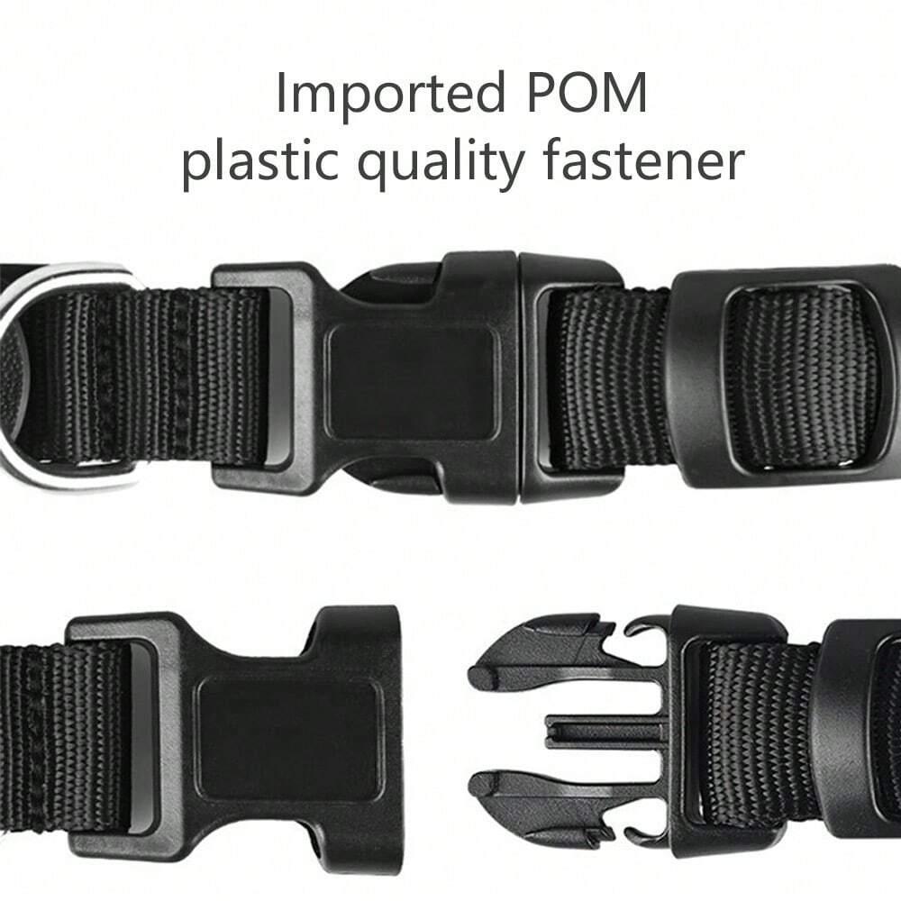 LED AirTag Dog Collar Waterproof GPS Tracker Collar With Quick Release 5