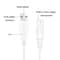 125m USB Charging Cable For Shaver 8 Figure Power Cord For Beauty Devices 3