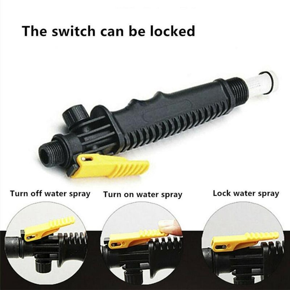 Car Wash Brush with Foam Spray Bottle, Long Handle Soft Bristle Car Cleaning Kit