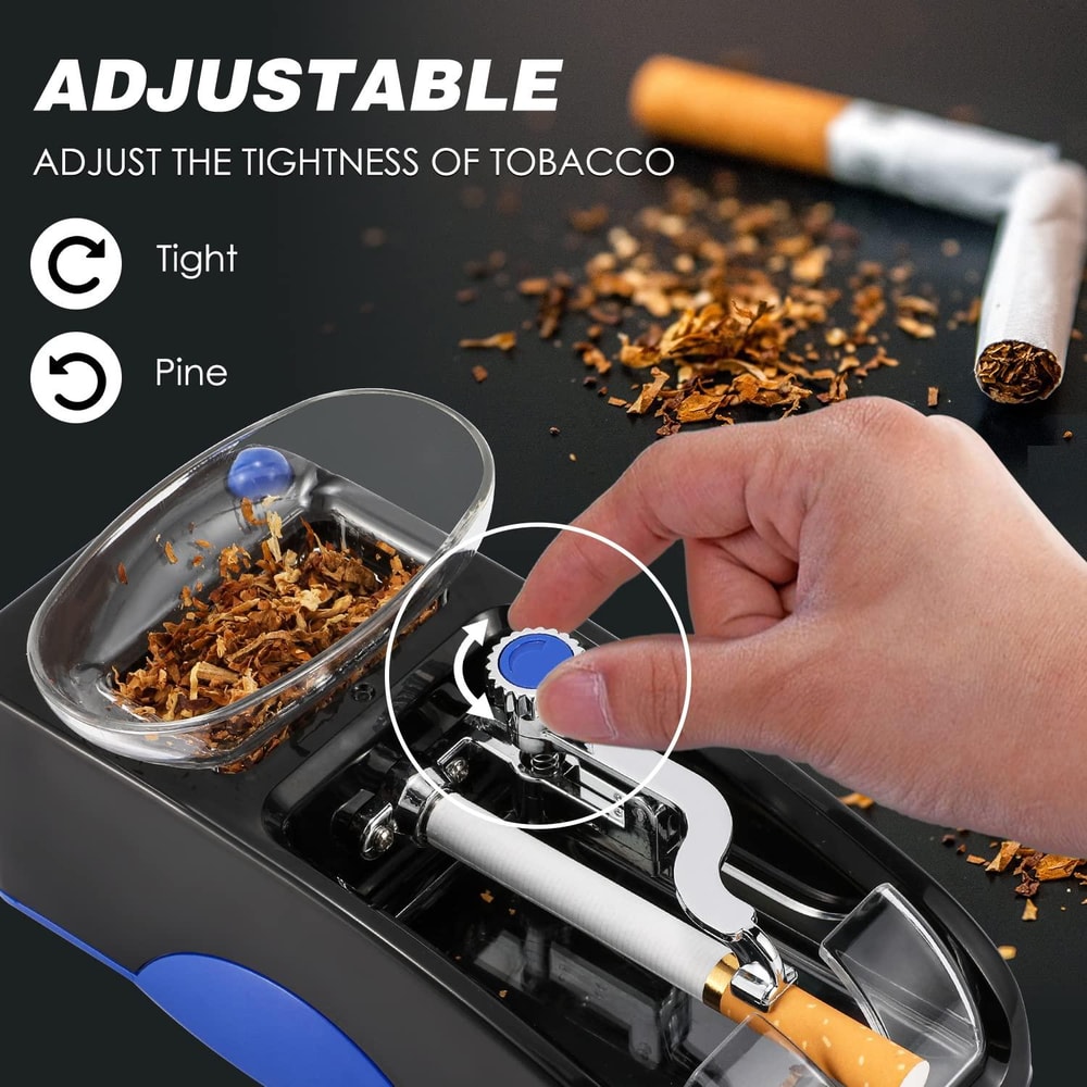 Automatic Electric Cigarette Rolling Machine Adjustable Tobacco Injector Maker 2