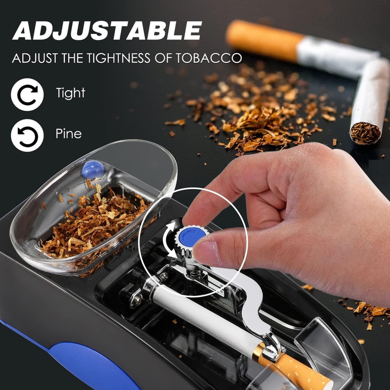 Automatic Electric Cigarette Rolling Machine Adjustable Tobacco Injector Maker 2