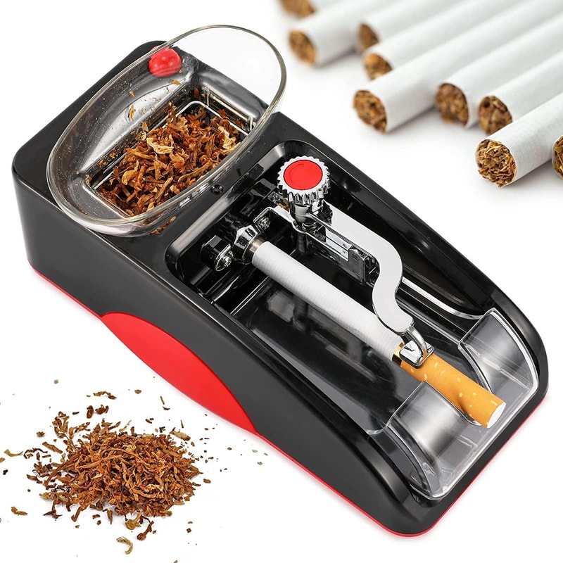 Automatic Electric Cigarette Rolling Machine Adjustable Tobacco Injector Maker