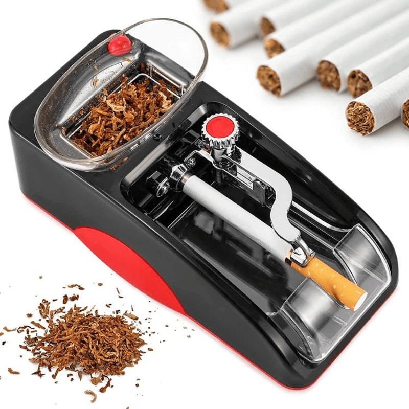Automatic Electric Cigarette Rolling Machine Adjustable Tobacco Injector Maker 6