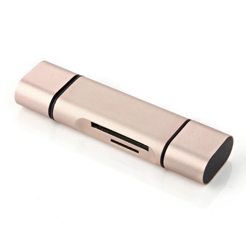 3 In 1 USB C Card Reader OTG Adapter For Micro SD TF USB Devices 2