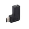 Right Angle USB C Adapter Micro USB to Type C Converter for Fast Charging and Data Sync