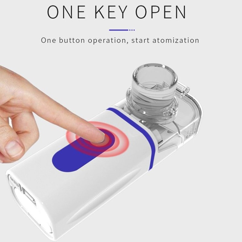 Portable Ultrasonic Nebulizer Quiet Mini Nebulizer For Kids And Adults 4