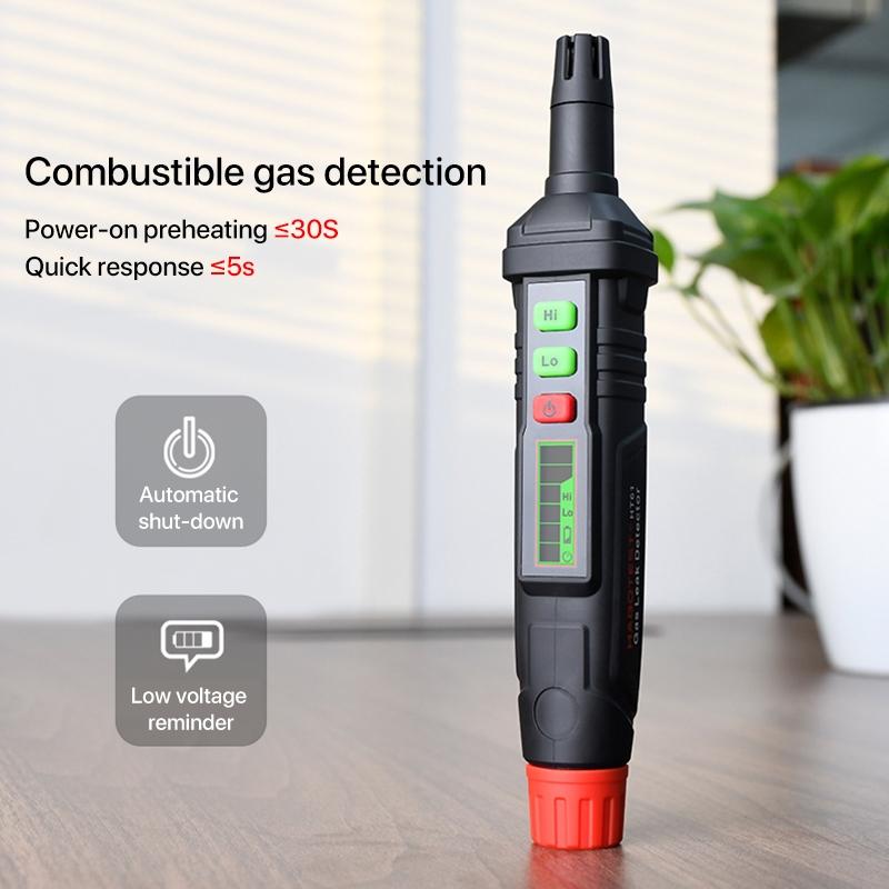 Combustible Gas Leak Detector Handheld Methane Gas Detector
