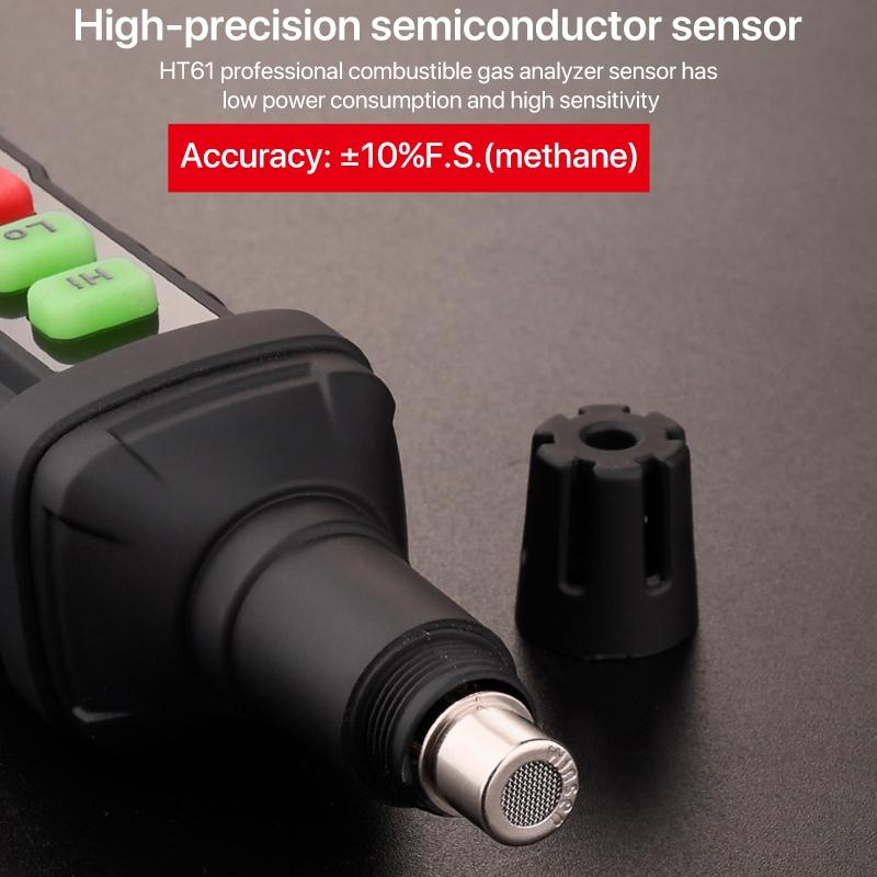 Combustible Gas Leak Detector Handheld Methane Gas Detector