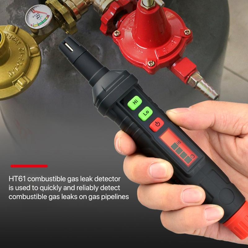 Combustible Gas Leak Detector Handheld Methane Gas Detector