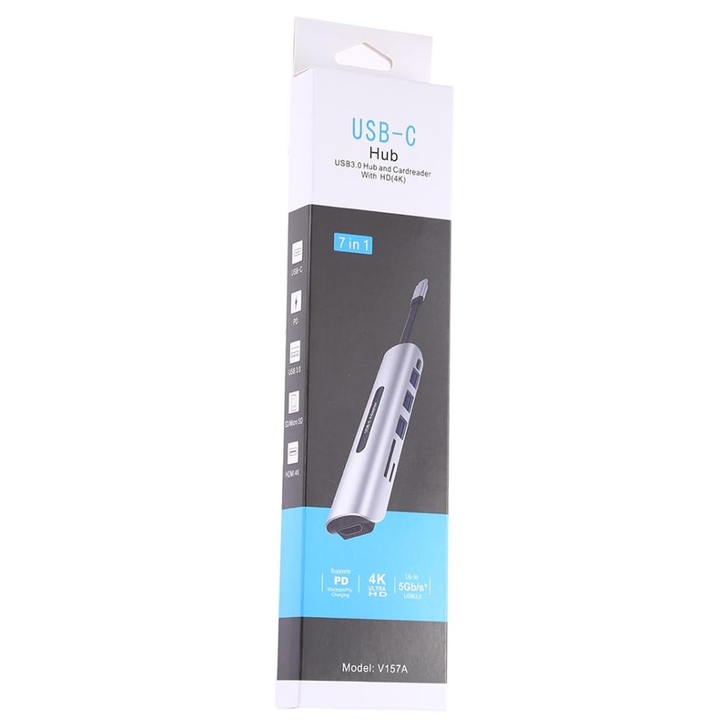 7 In 1 USB C Hub With HDMI PD Charging Multiport Docking Station 1