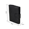 RFID Blocking Leather Wallet Passport Holder for Men with Large Capacity Card Slots