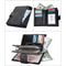 RFID Blocking Leather Wallet Passport Holder for Men with Large Capacity Card Slots