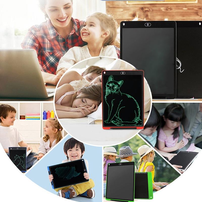 12 Inch LCD Writing Tablet Digital Handwriting Pad Reusable Drawing Board For Kids And Adults 5
