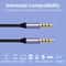 Universal 4 Pole 35mm Aux Cable Male To Male Stereo Audio Extension For Headphones Car 1