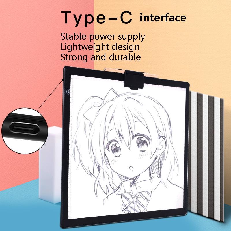 A3 LED Light Pad Tracing Light Box with Magnetic Surface for Drawing Calligraphy & Art