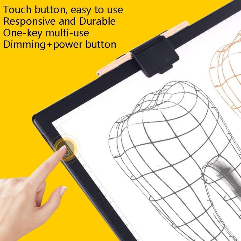 A3 LED Light Pad Tracing Light Box with Magnetic Surface for Drawing Calligraphy & Art