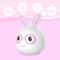 3D LED Rabbit Night Light Touch Control USB Rechargeable Lamp For Kids Bedroom Decor 10