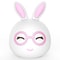 3D LED Rabbit Night Light Touch Control USB Rechargeable Lamp For Kids Bedroom Decor 1