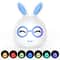 3D LED Rabbit Night Light Touch Control USB Rechargeable Lamp for Kids & Bedroom Decor
