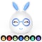 3D LED Rabbit Night Light Touch Control USB Rechargeable Lamp for Kids & Bedroom Decor