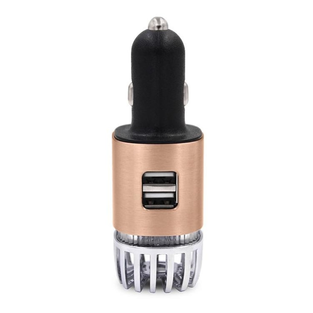 2in1 Car Air Purifier And Humidifier With Dual USB Charger And Aromatherapy Diffuser 1