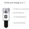 2in1 Car Air Purifier And Humidifier With Dual USB Charger And Aromatherapy Diffuser 2