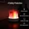 Flame Effect Aromatherapy Humidifier LED Essential Oil Diffuser For Home Desk 9