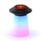 Sound Reactive RGB Flame Humidifier With Aromatherapy Diffuser And LED Mood Light 9
