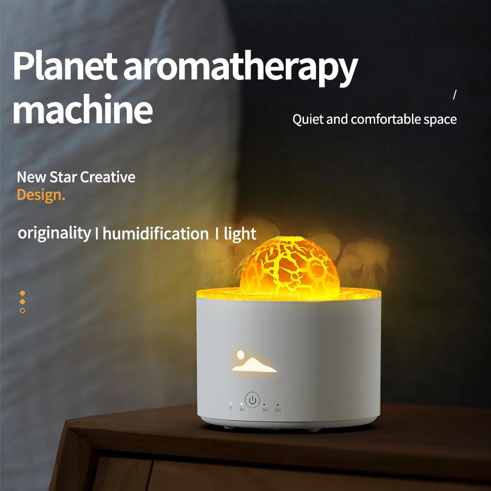 Planet Flame Aromatherapy Humidifier With Night Light 1