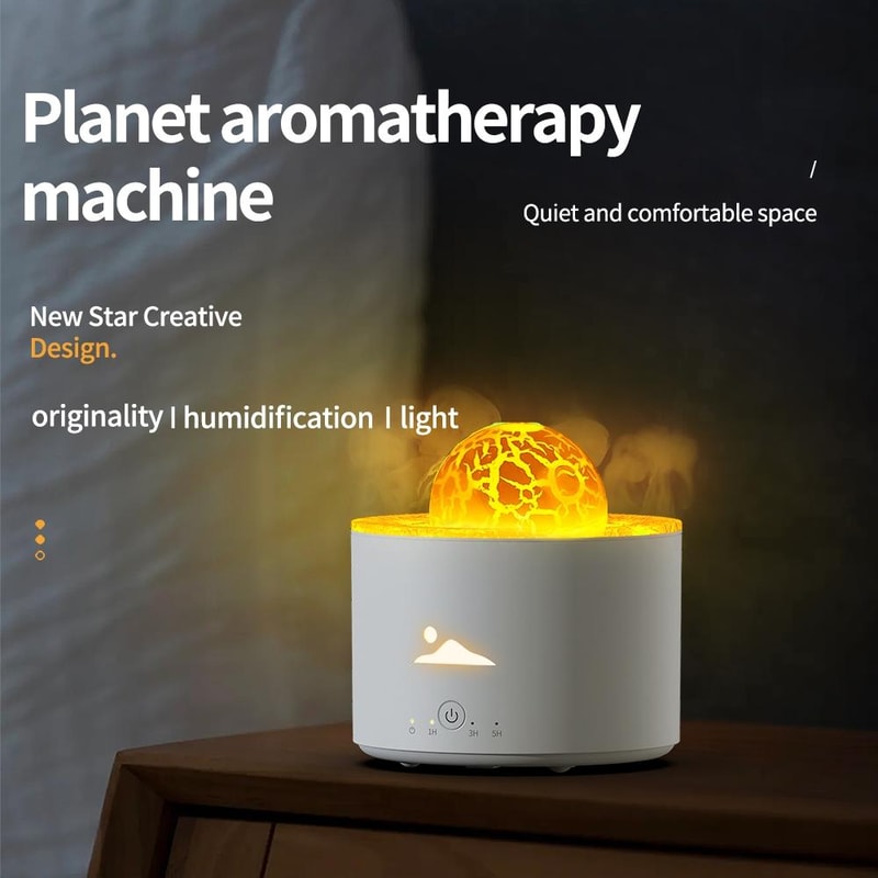 Planet Flame Aromatherapy Humidifier With Night Light 1