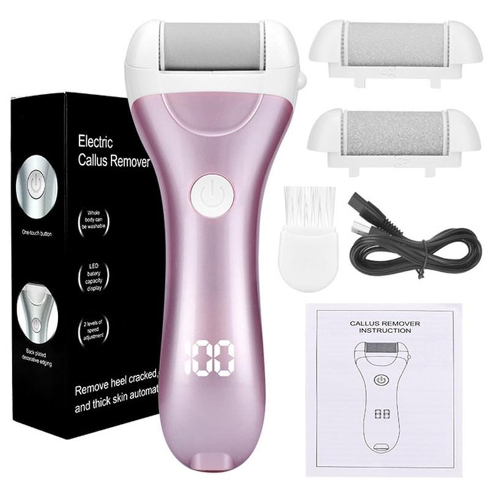 Electric Foot Grinder USB Pedicure Device Callus Remover With Digital Display 7