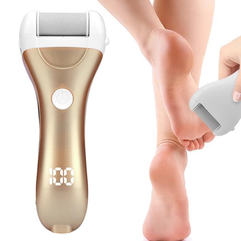 Electric Foot Grinder USB Pedicure Device Callus Remover with Digital Display