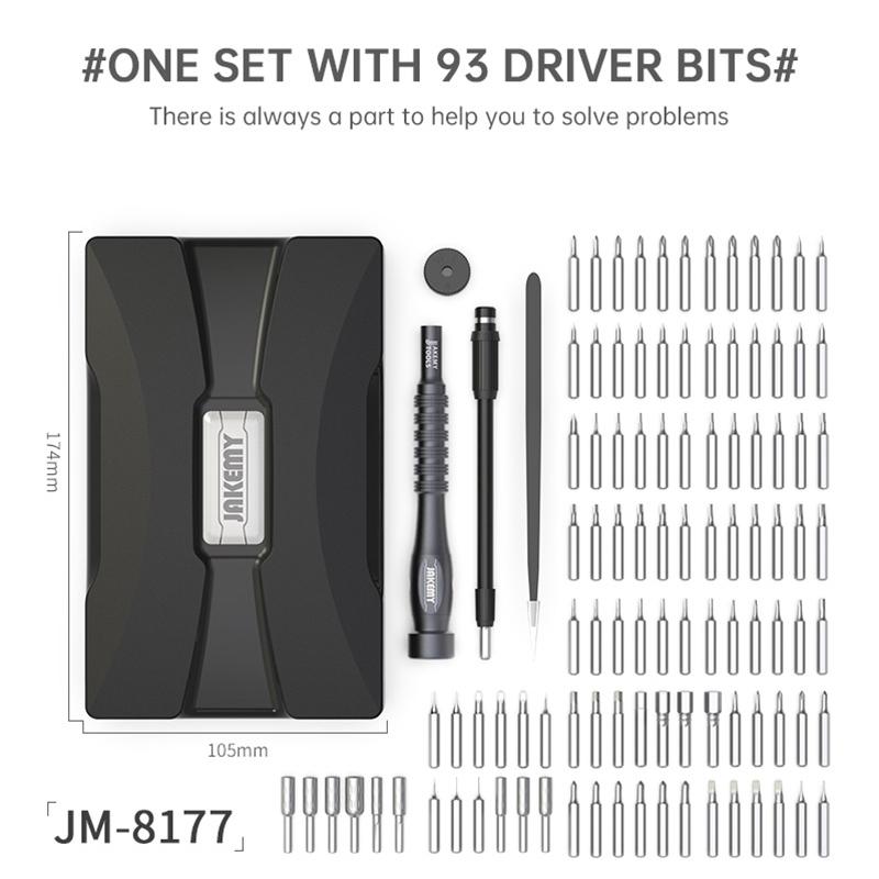 Precision Screwdriver Set with Extension Rod Magnetic Multi Bit Repair Toolkit