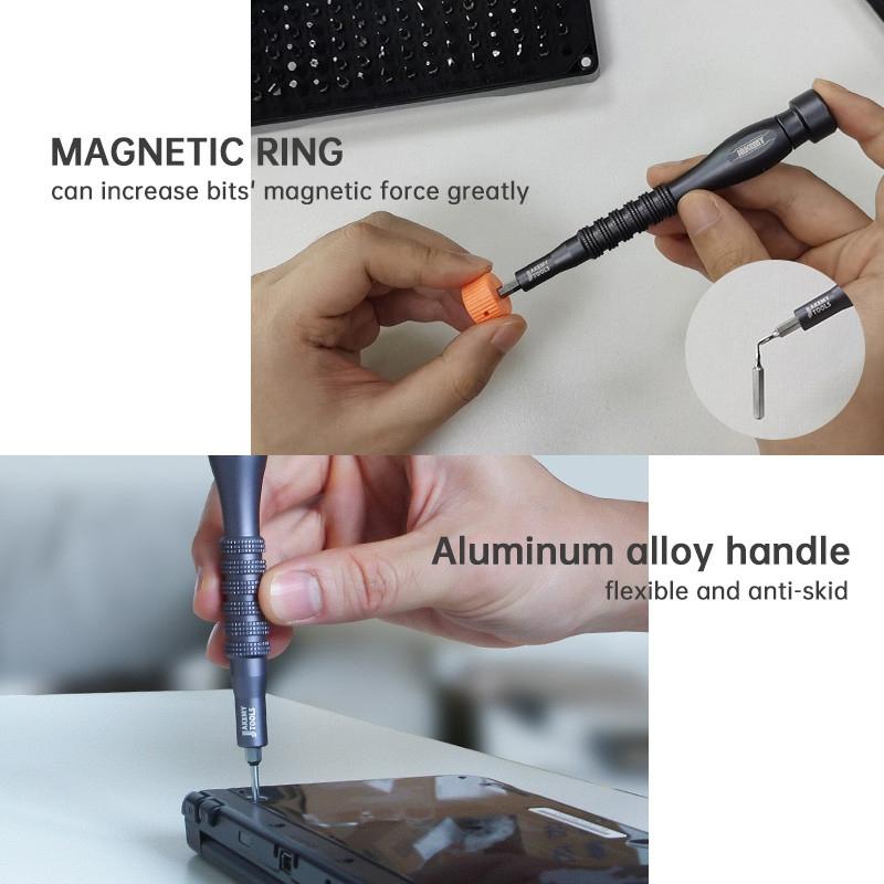 Precision Screwdriver Set with Extension Rod Magnetic Multi Bit Repair Toolkit