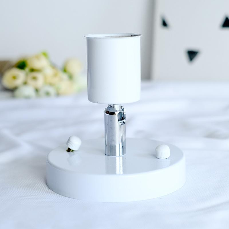 Golden Retro E27 Lamp Holder Adjustable Metal Socket For Vintage Lighting 4