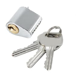 fire door lock cylinder with key durable anti pick security door latch core
