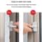 T-Type Window Lock Security Anti Theft Child Safety Restror for Doors & Windows