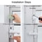 T-Type Window Lock Security Anti Theft Child Safety Restror for Doors & Windows