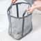Wall Mounted Foldable Mesh Laundry Basket with Handles Hanging Clothes Hamper & Toy Storage Bag