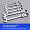 Dual Drive Ratchet Wrench Set 8-19mm Quick Release Non Slip Socket Spanner