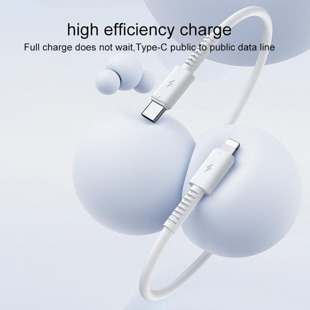20W Fast Charging USB C to Lightning Cable Durable Data Sync Cord