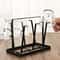 Iron Cup Holder Rack Upside Down Cup Rack Kitchen Cup Organizer 6