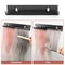 Metal Wall Mounted Wig Display Stand & Hair Extension Holder, Wig Storage Rack for Styling & Organization
