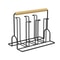 Beech Wood Cup Drying Rack Glass Cup Holder Kitchen Organizer Rack 0
