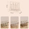 Beech Wood Cup Drying Rack Glass Cup Holder Kitchen Organizer Rack 1