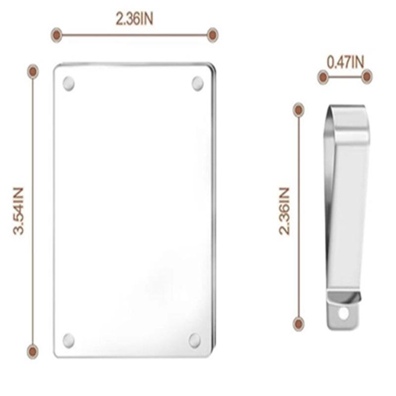 Car sun visor photo clip Holder magnetic photo holder for car Acrylic photo clip holder Polaroid Photo Clip