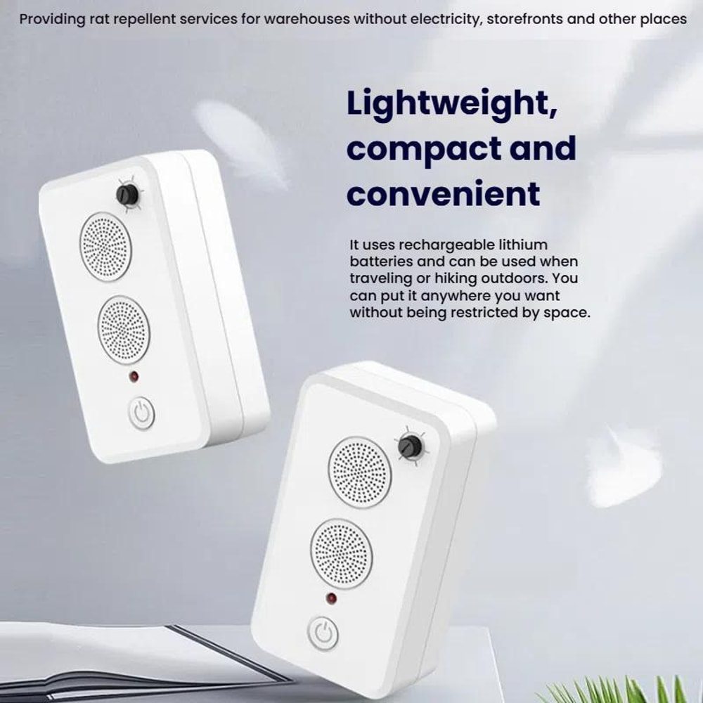 Rechargeable Ultrasonic Mouse Bat Repellent Pest Control Device 6