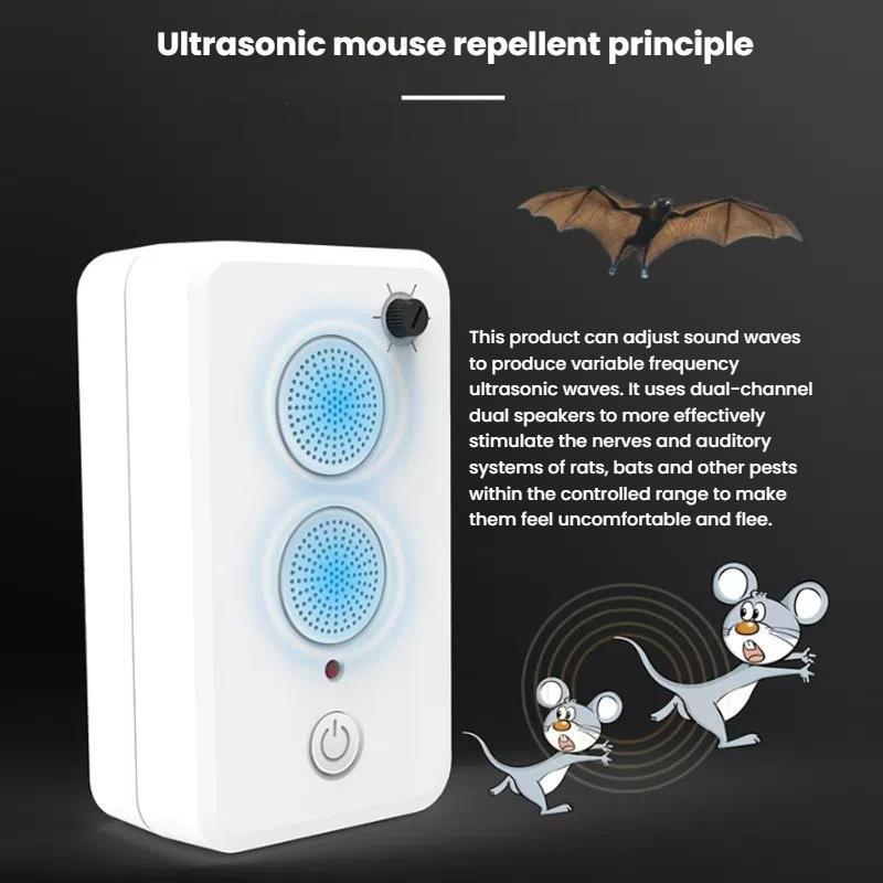 Rechargeable Ultrasonic Mouse Bat Repellent Pest Control Device 7