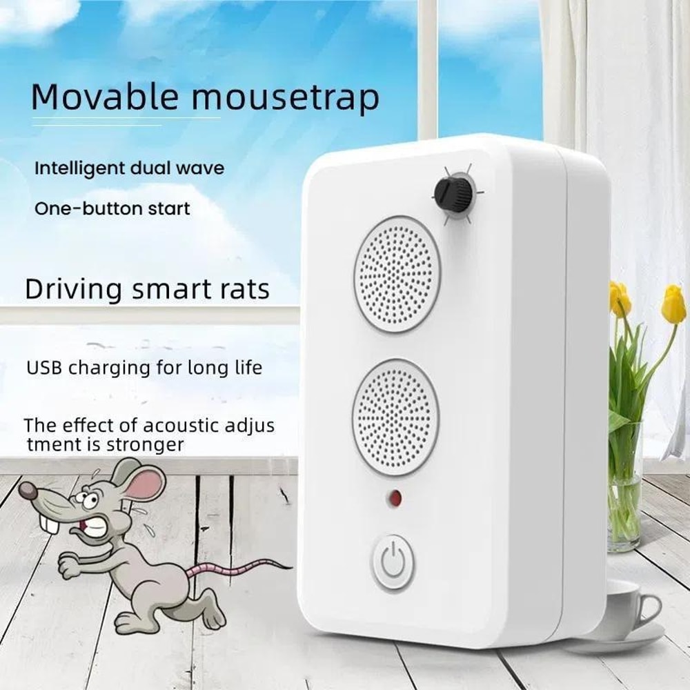 Rechargeable Ultrasonic Mouse Bat Repellent Pest Control Device 10