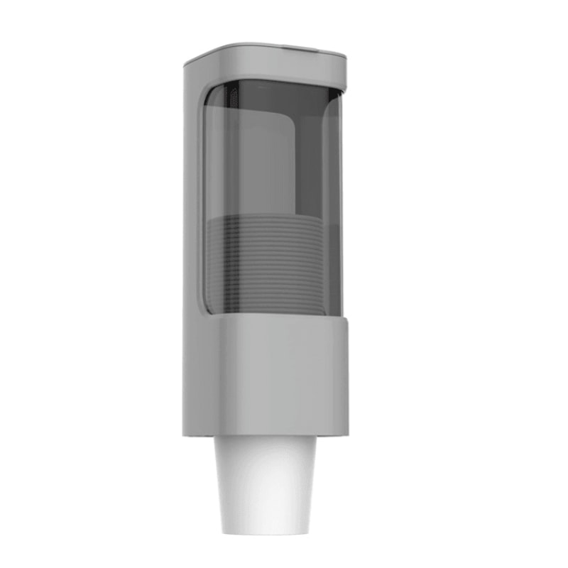 Wall Mounted Disposable Cup Holder With Dustproof Cover And No Drill Installation 7